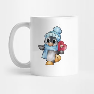 Pinguin mit Herz Mug